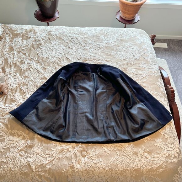 Navy Blue Designer Tailor-Made One-Of-A-Kind Women's Pant Suit! - Picture 9 of 14